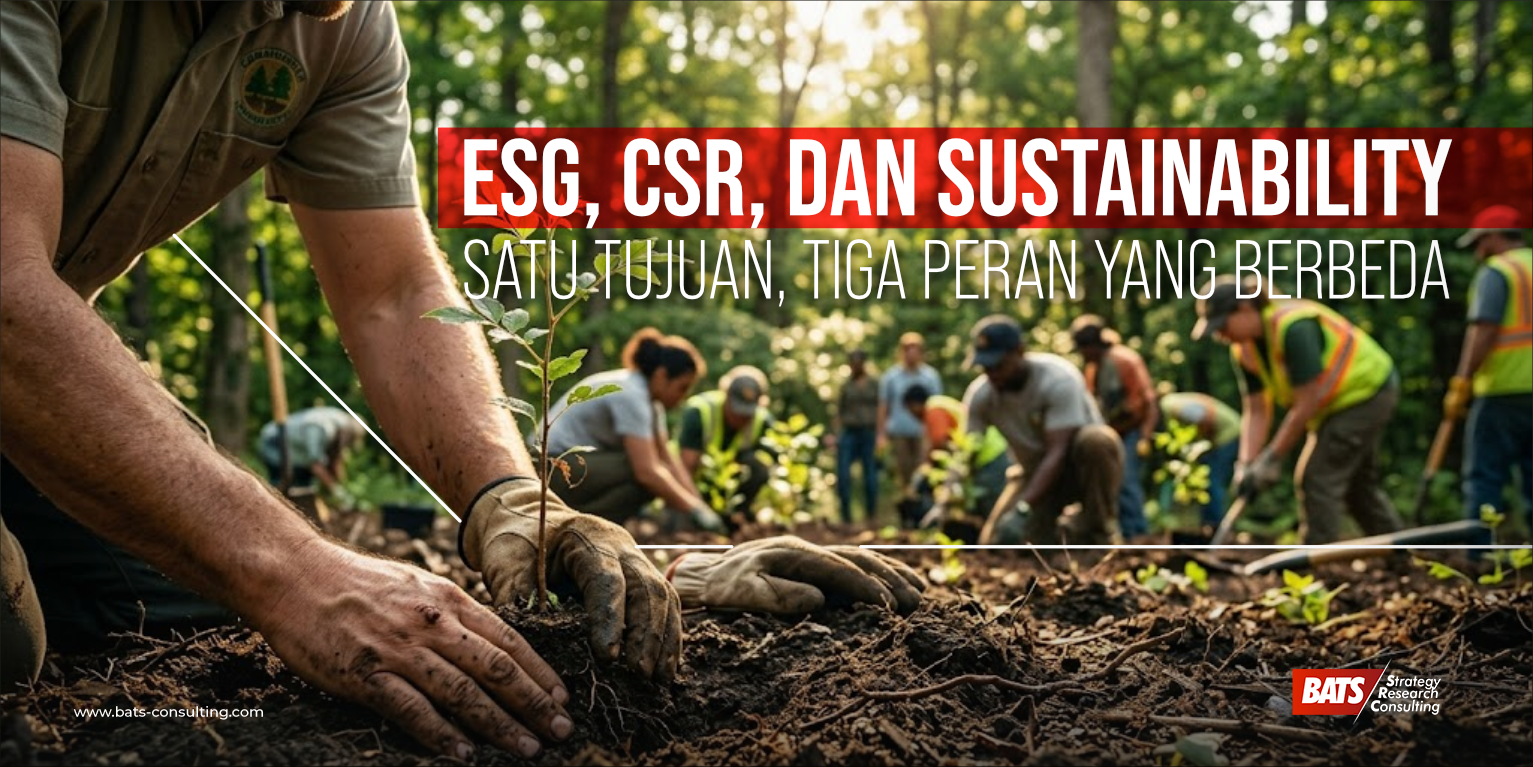 ESG, CSR, and Sustainability: One Goal, Three Different Roles