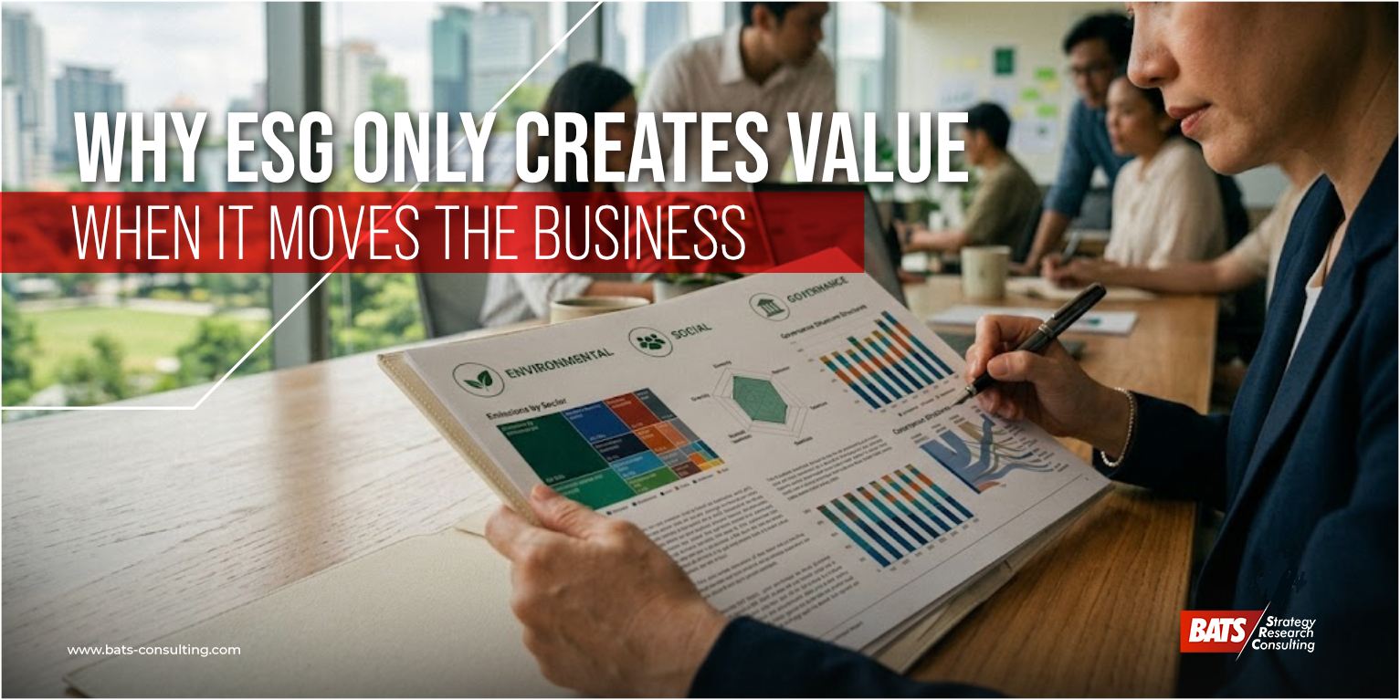 From Reporting to Decisions: Why ESG Only Creates Value When It Moves the Business